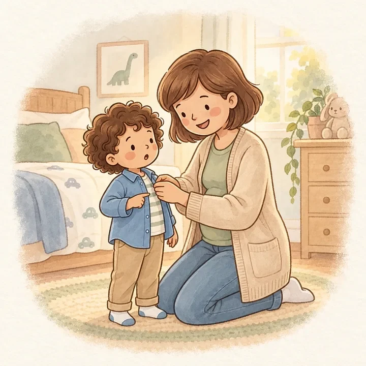 Your C-section scar moment card illustration