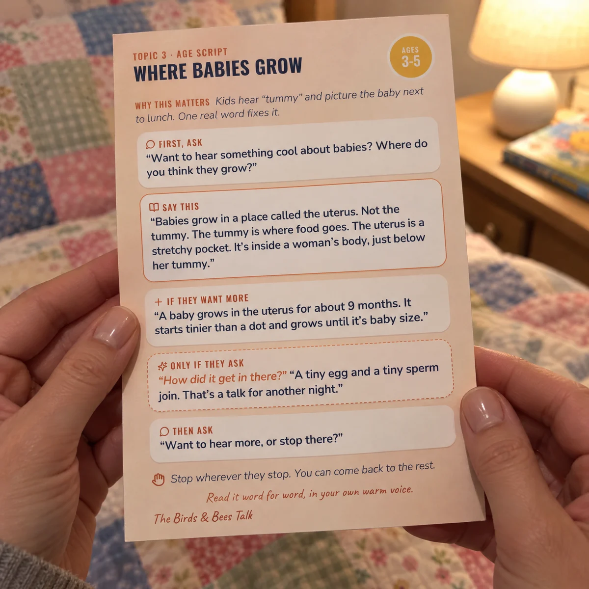 Read the card