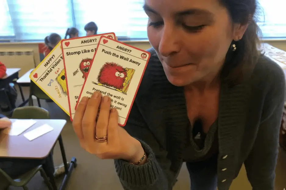 The Big Feelings Deck cards fanned out, shown in full