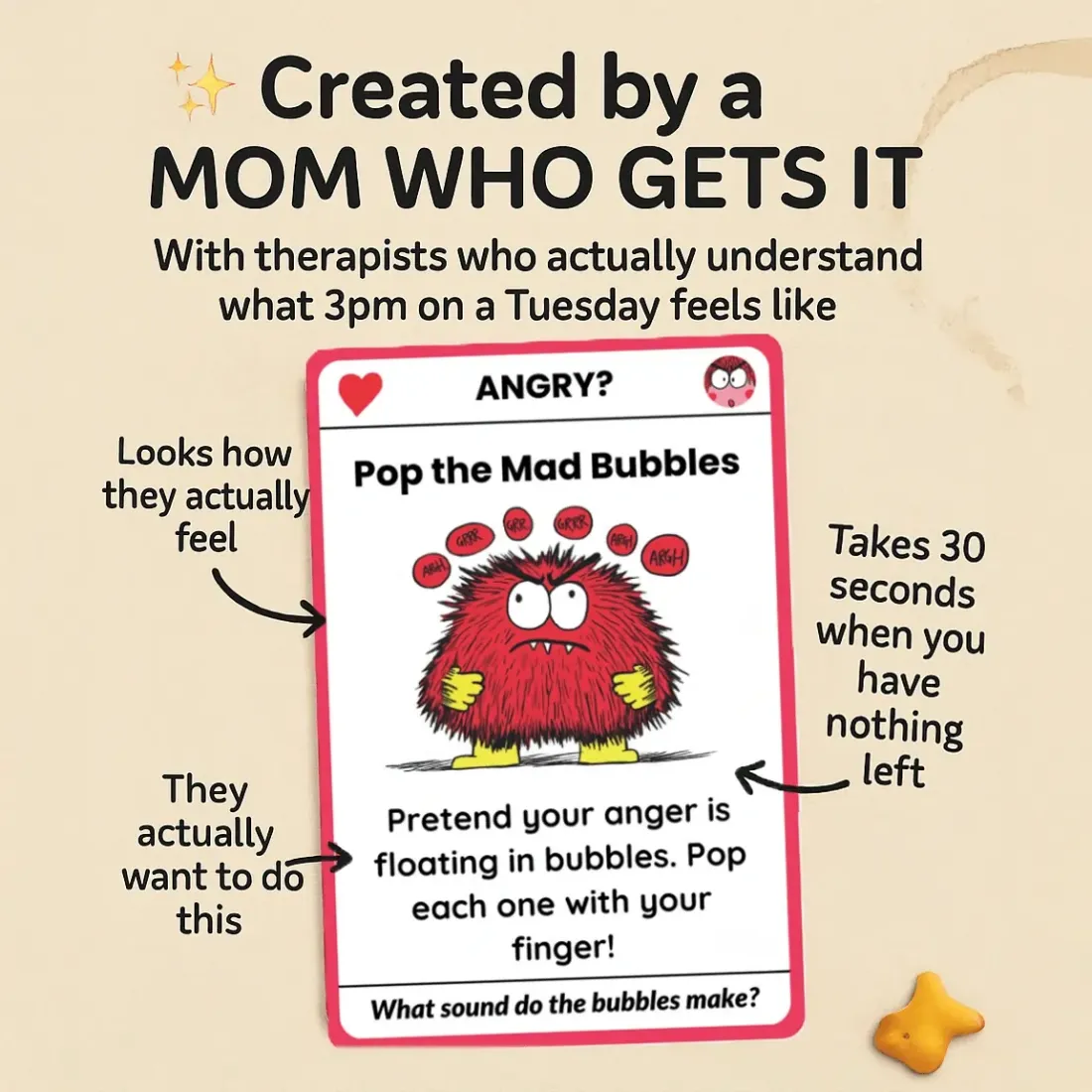 Debbie and her kids using the Big Feelings Deck
